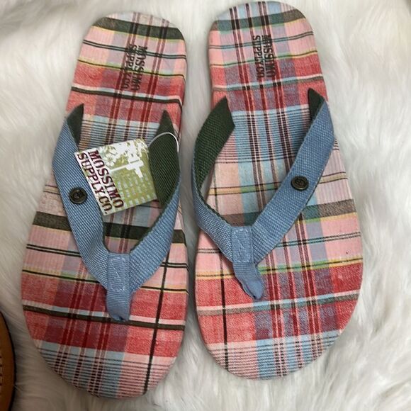 Capelli  Sand Rhinestone Flip Flops Mad Love and Mossino Supply Size 8 D18 - Picture 2 of 5